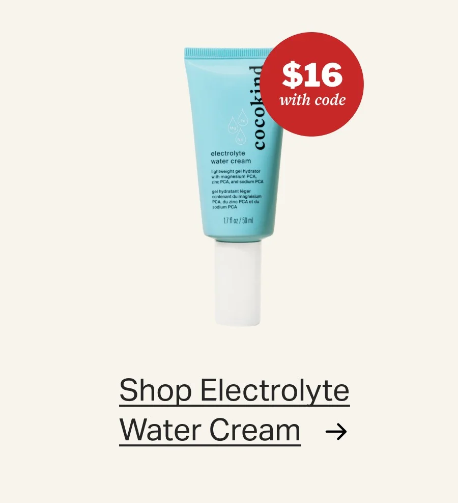 electrolyte water cream