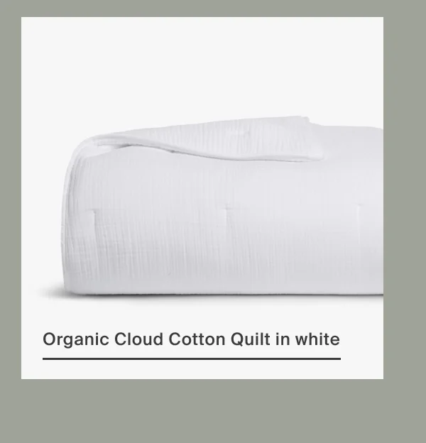 Organic Cloud Cotton Quilt