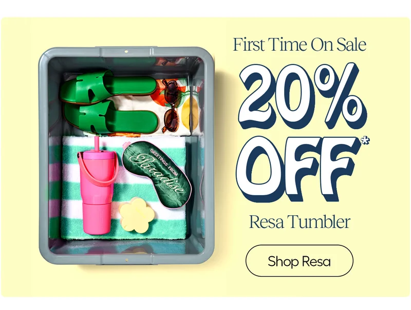 First Time On Sale - 20% Off* Resa tumbler - Shop Resa