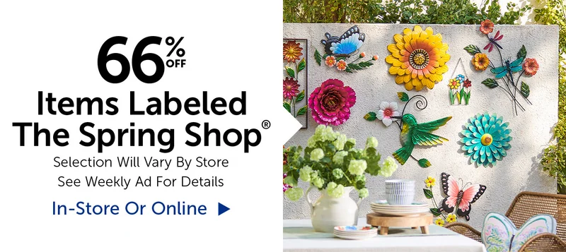66% Off Items Labeled The Spring Shop® - Selection Will Vary By Store