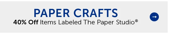 Paper Crafts - 40% Off Items Labeled The Paper Studio®