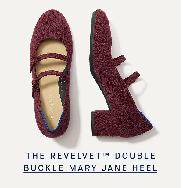 The ReVelvet™ Double Buckle Mary Jane Heel