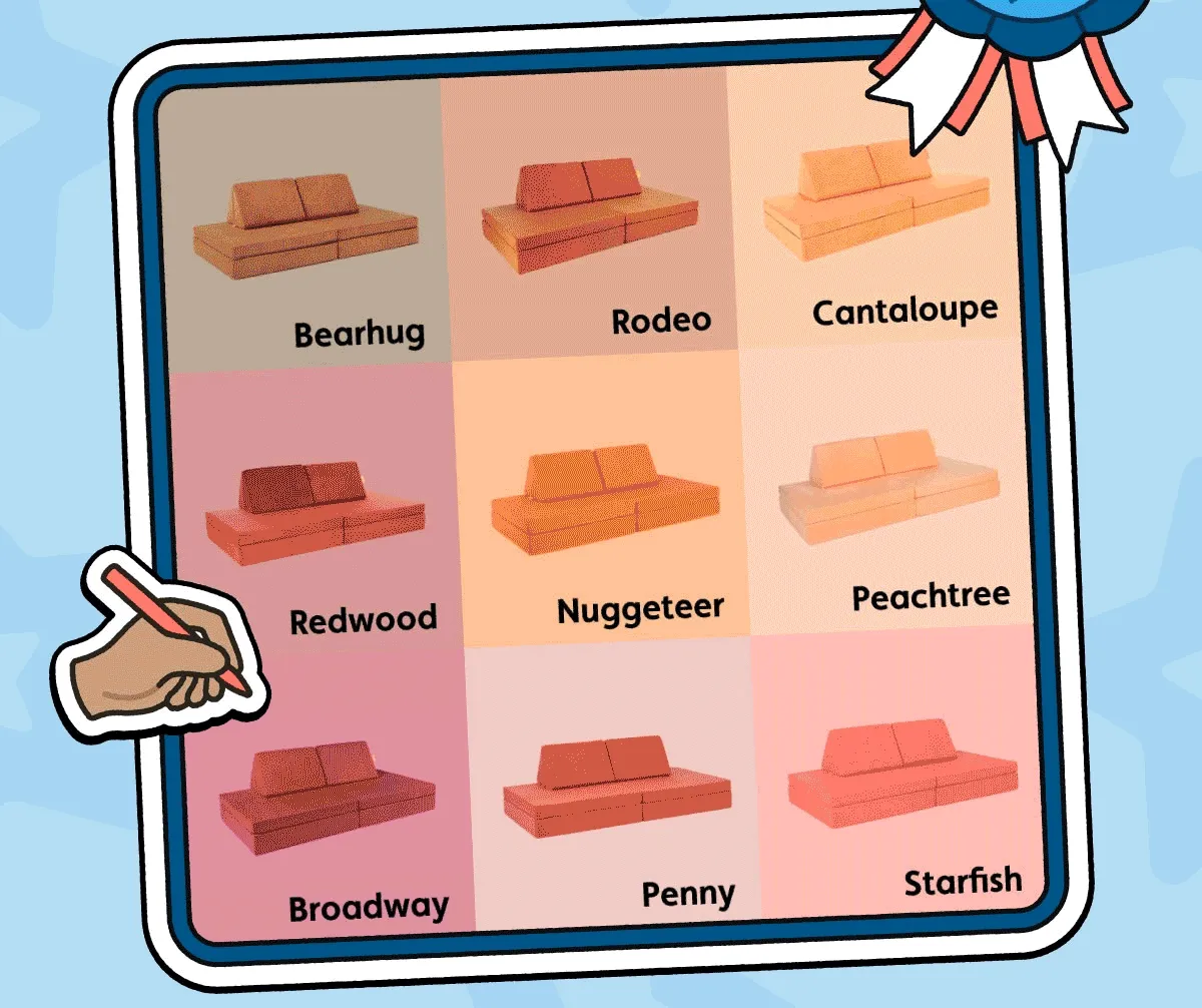 A rotating gif of every Nugget® color ever released.