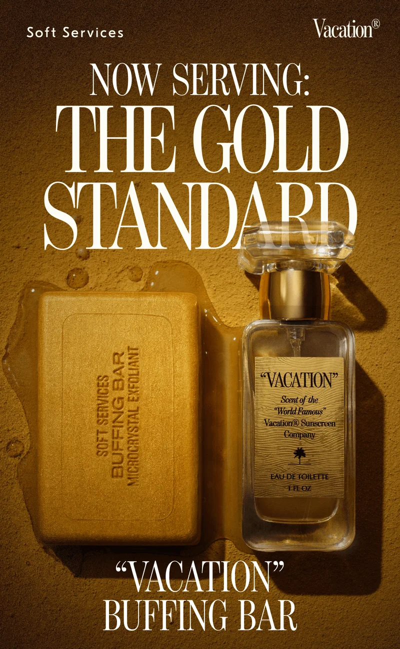 Soft Services / Now Serving: The Gold Standard “VACATION” BUFFING BAR
