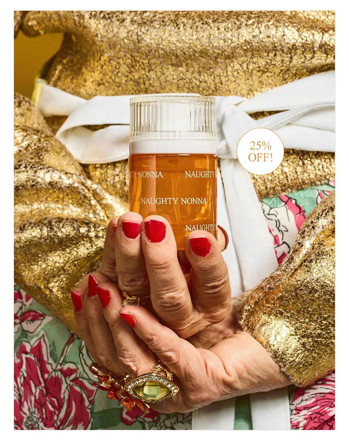 NONNA WHIPPED UP A SALE. DON’T BE DENSE, SAVE ON OUR NEW FRUITCAKE SCENT (AND THE REST OF THE MENU).  25% OFF ALL SECRET MENU. ENDS TOMORROW.