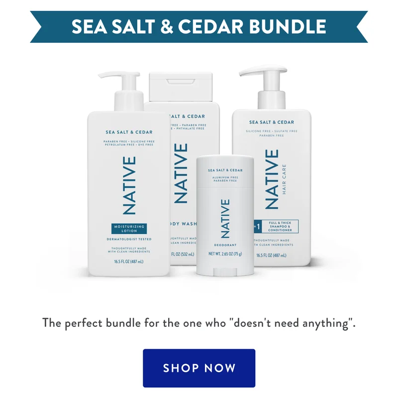 SEA SALT & CEDAR BUNDLE | The perfect bundle for the one who doesn't need anything. | SHOP NOW