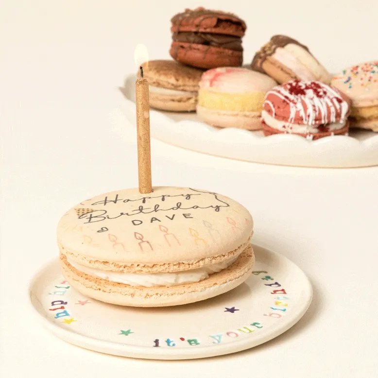 Giant Macaron Customizable Birthday Box