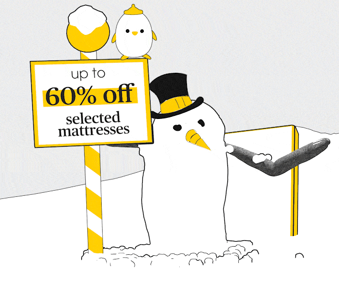 up to 60% off mattresses