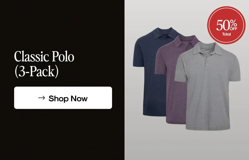 Classic Polo (3‑Pack)