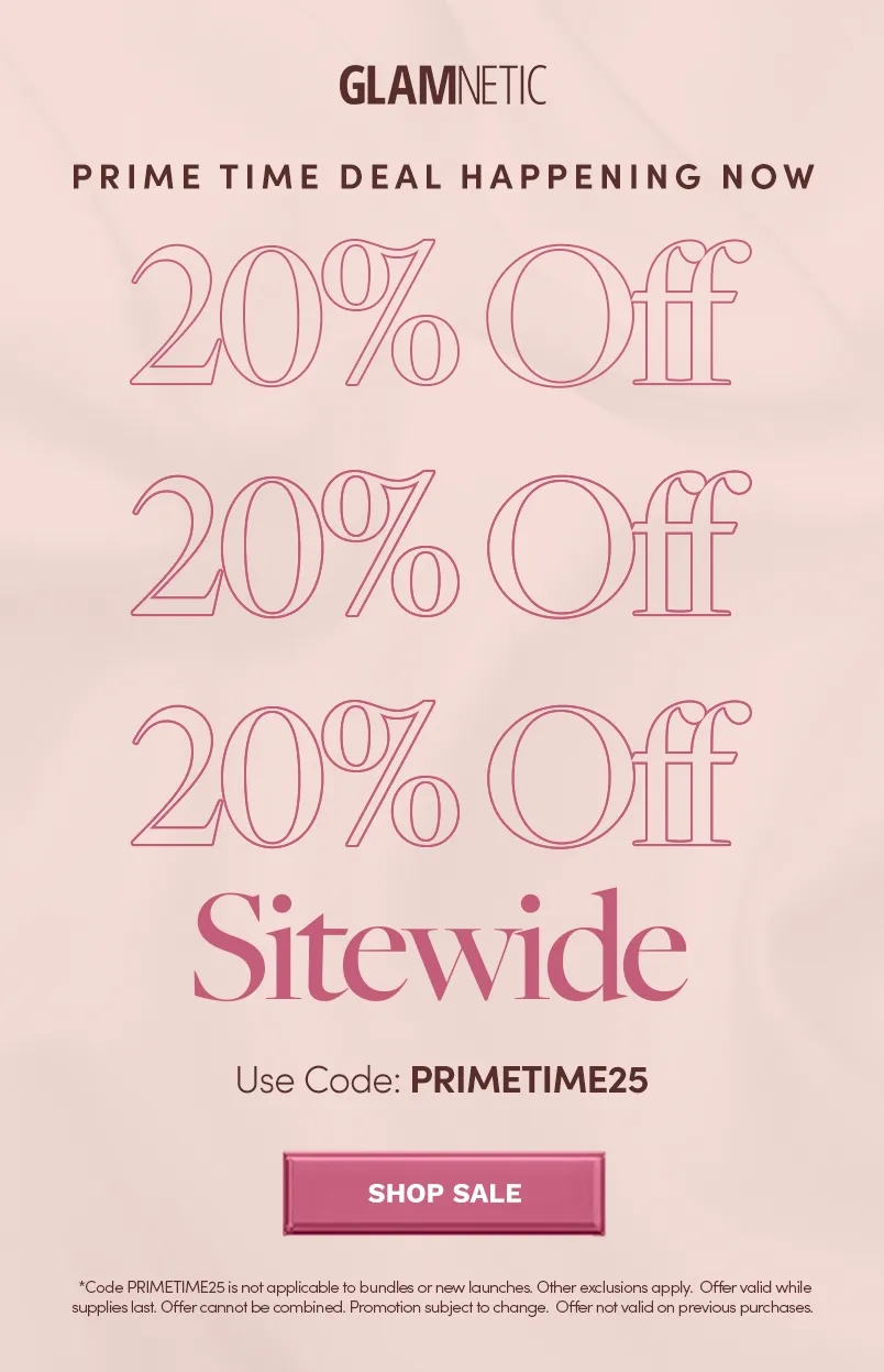 Shop 20% off Prime Time with the code PRIMETIME