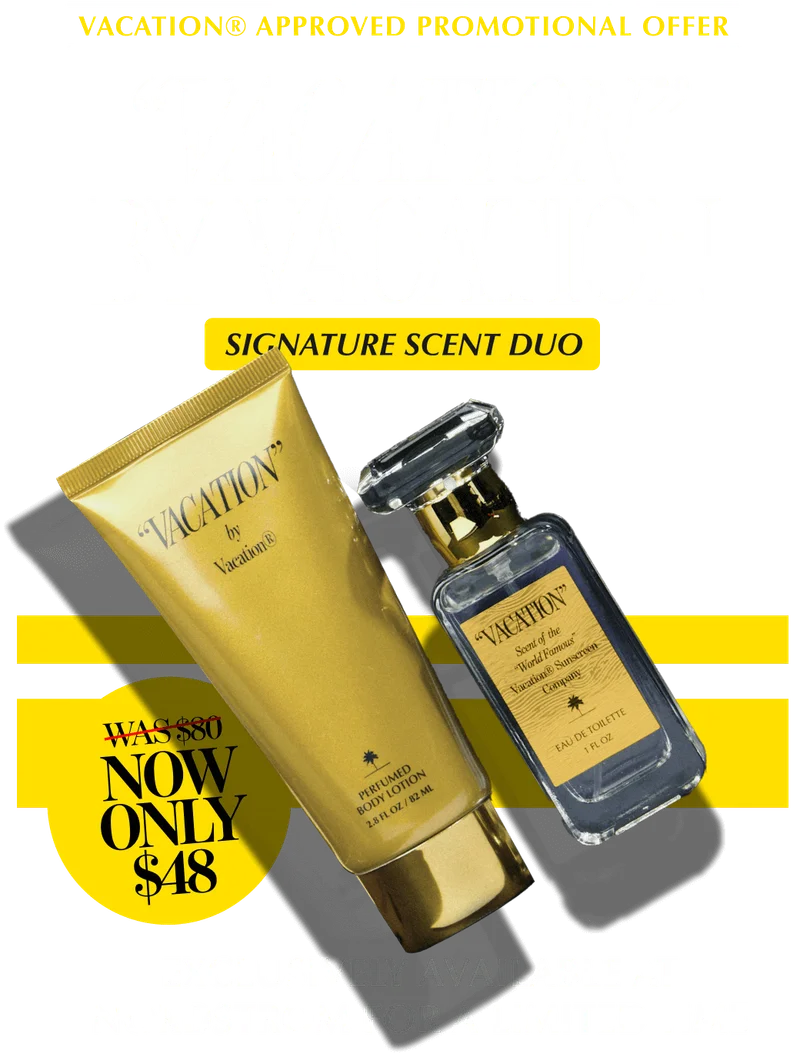 "VACATION" By Vacation® Signature Scent Duo