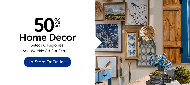 50% Off Home Decor