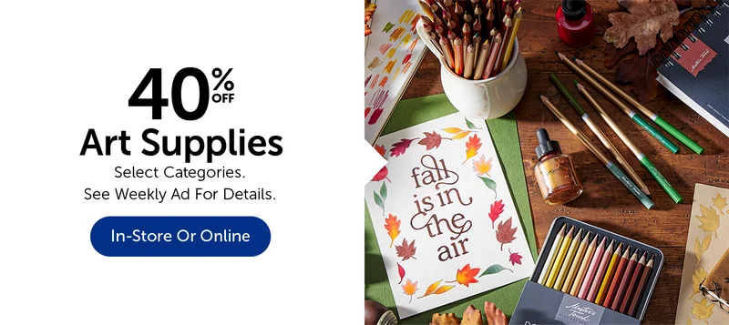 40% Off Art Supplies