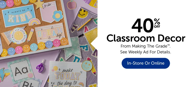 40% Off Classroom Decor - From Making The Grade™