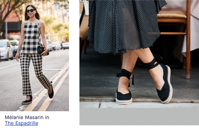 MÉLANIE MASARIN IN THE ESPADRILLE