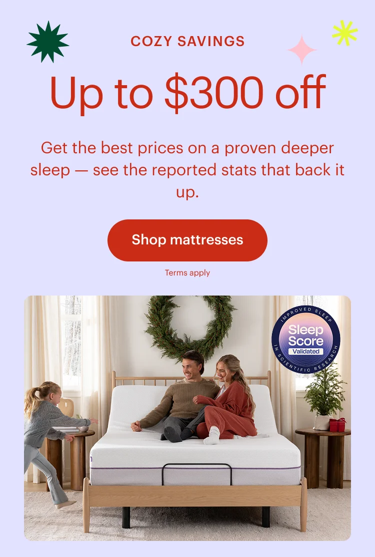 Up to $300 off all mattresses