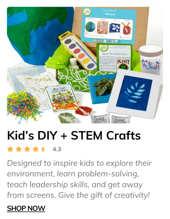 DIY Kids STEM & Crafts Kit – Award Winning Kids Science and Art Box