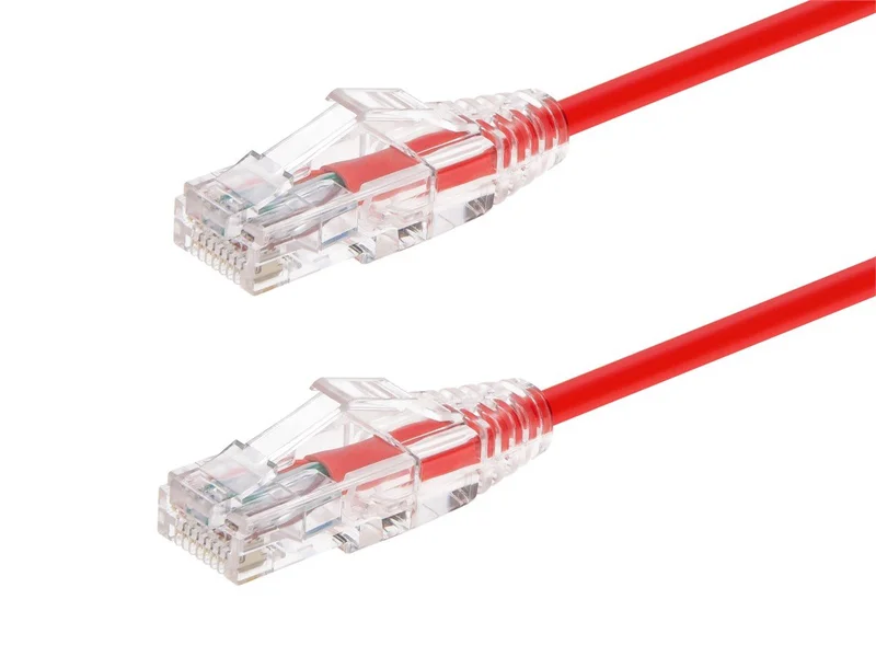 Cat6 Component Level Ethernet Cable, 3ft, Red