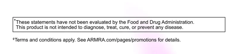 FDA disclaimer stating the product is not intended to diagnose, treat, cure, or prevent disease.