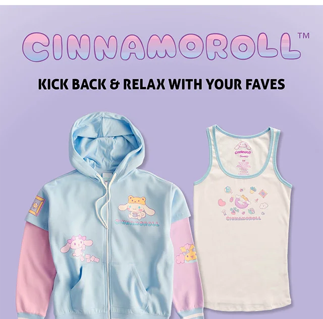 Cinnamoroll. Kick Back And Relax With Your Faves. Shop Now