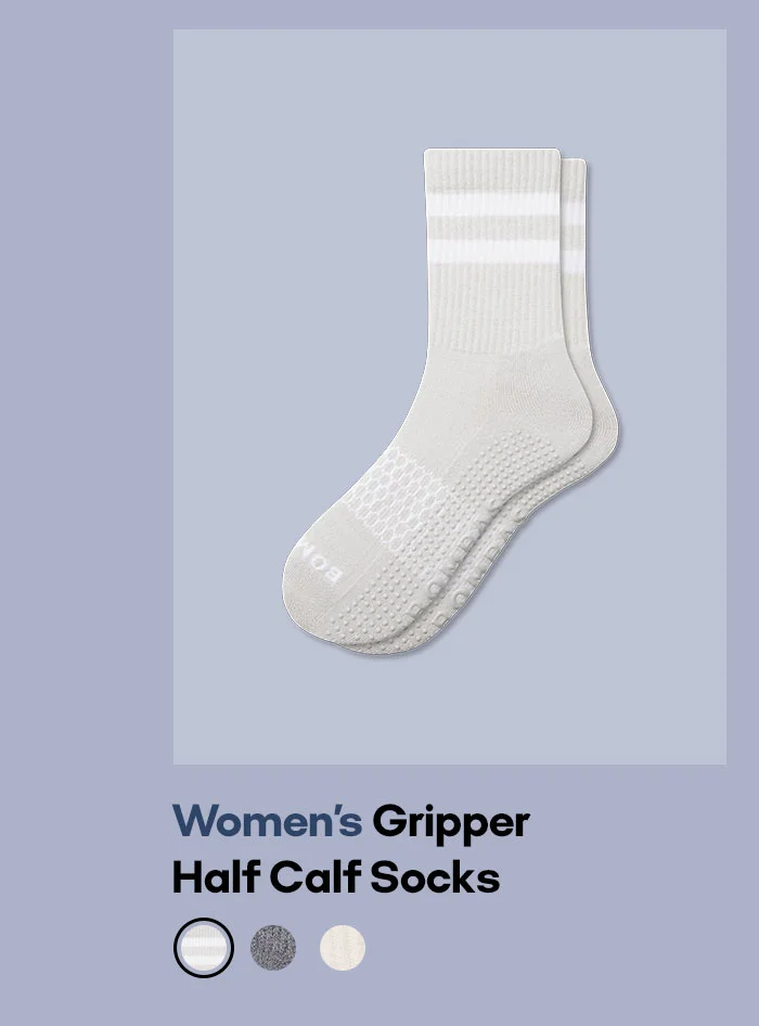 Women's Gripper Half Calf Socks