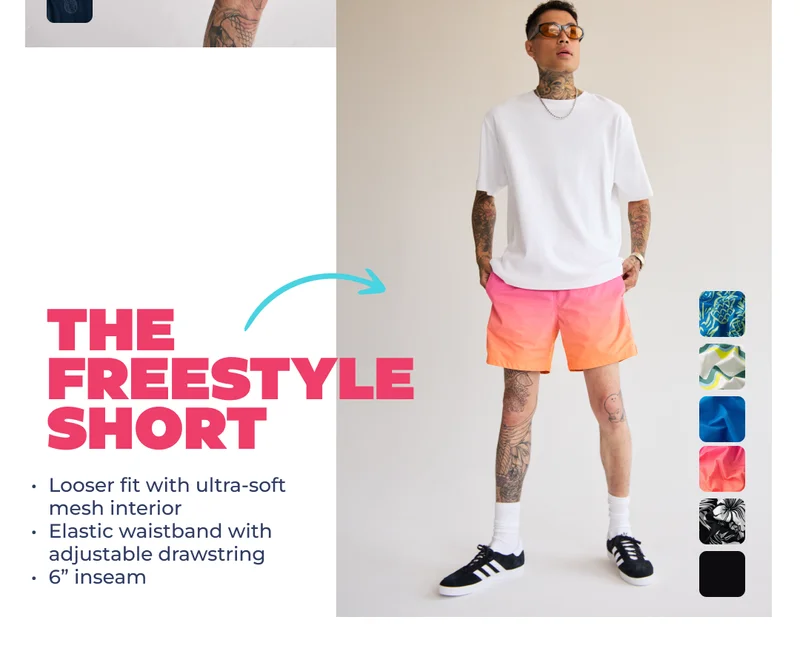 THE FREESTYLE SHORT