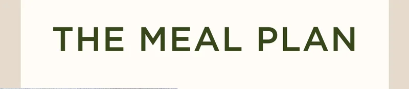 The Meal Plan