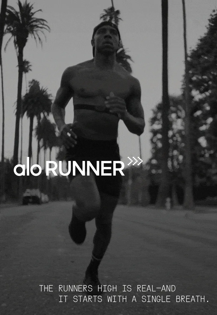 Alo Runner. The Runners High is Real-and it Starts with a Single Breath