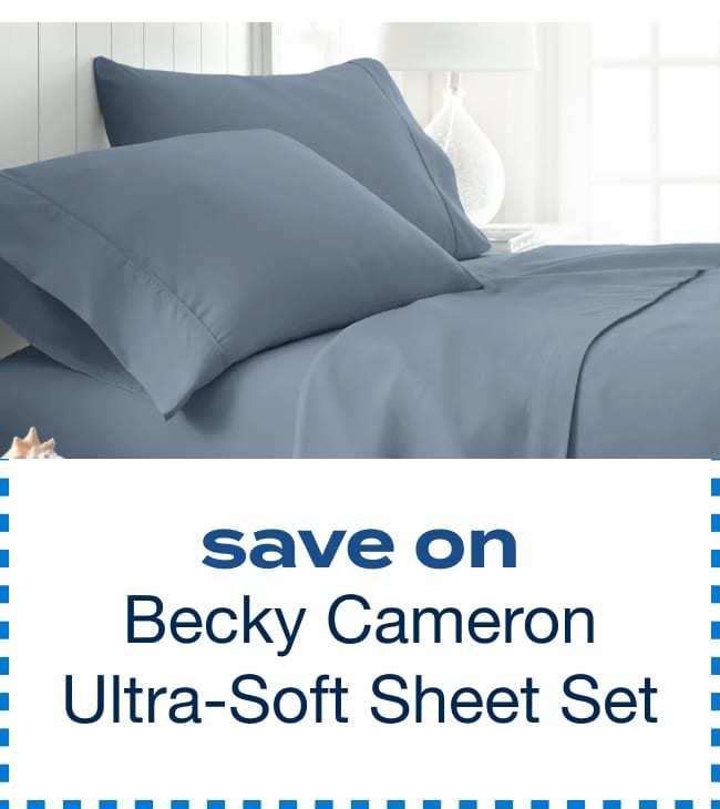 Becky Cameron Ultra-Soft Deep Pocket 4 Piece Bed Sheet Set