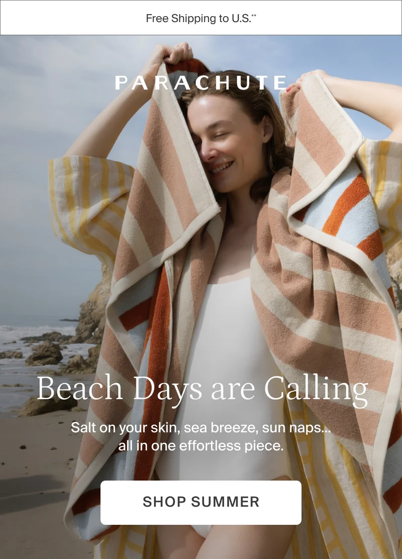 Beach days are calling. Shop summer.