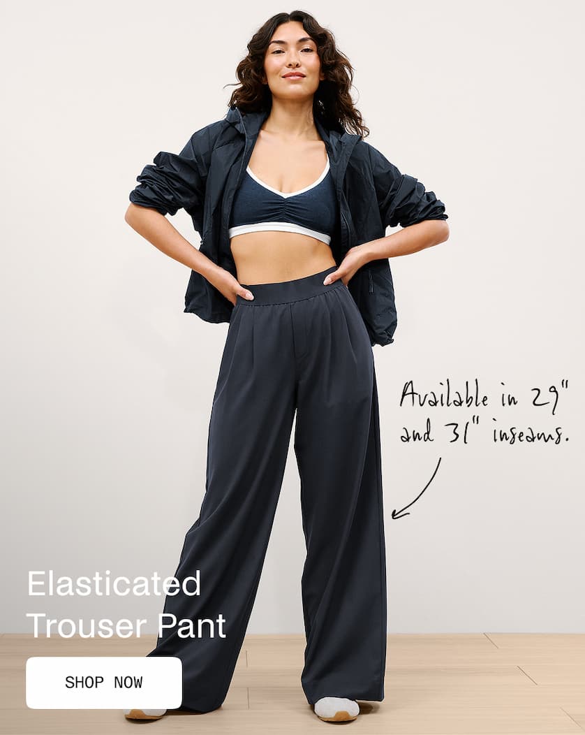 Elasticated Trouser Pant 31" in Nocturnal Navy