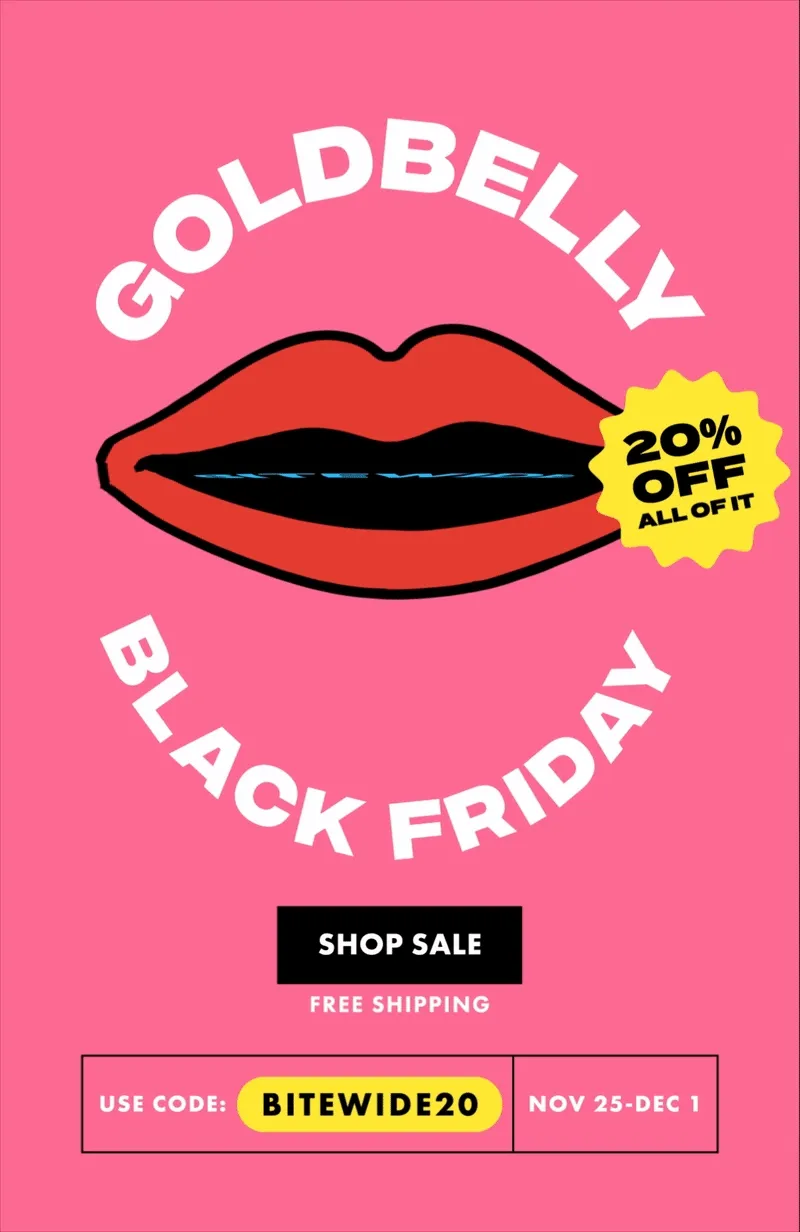 20% Off Black Friday Sale!