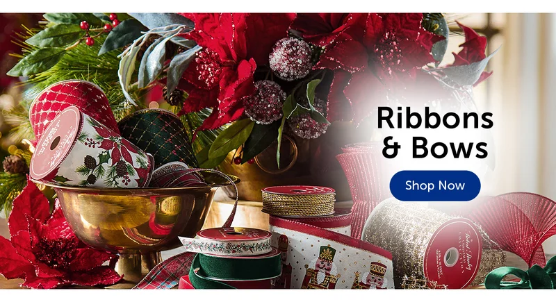 Shop Christmas Ribbons & Bows