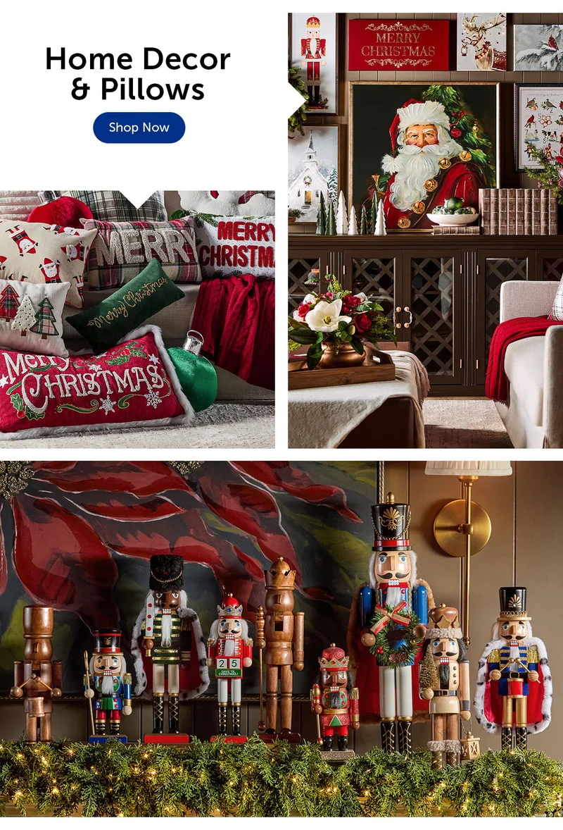 Shop Christmas Home Decor & Pillows