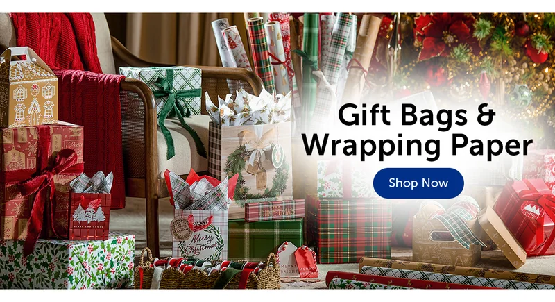 Shop Christmas Gift Bags & Wrapping Paper
