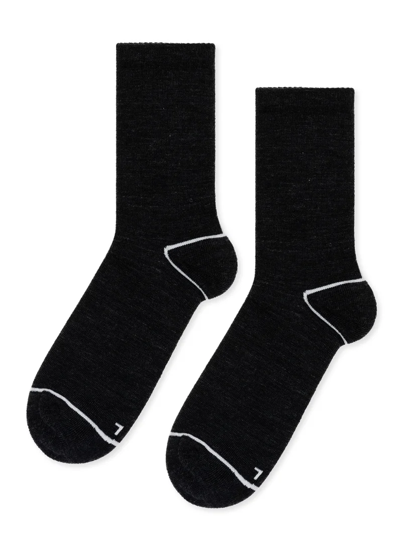 Image of Outline Wool Sporty Men's Crew