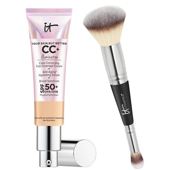 IT Cosmetics CC+ Cream Illumination discount code w/ Luxe Brush