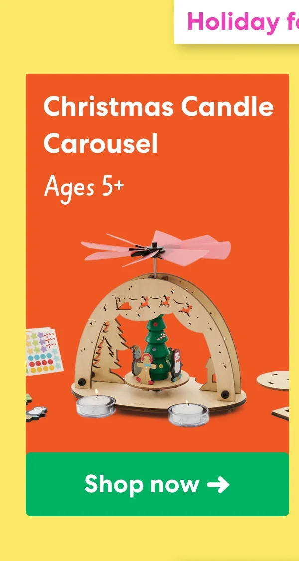 Christmas Candle Carousel