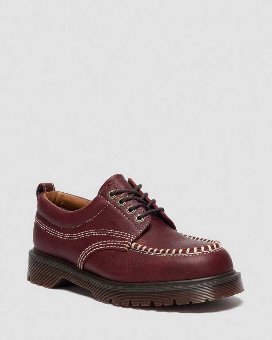 Image of Lowell Wild Grain Leather Moc Toe Shoes