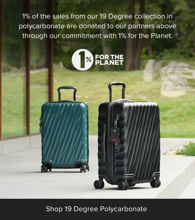1% of the sales from our 19 Degree collection in  polycarbonate are donated to our partners above  through our commitment with 1% for the Planet.