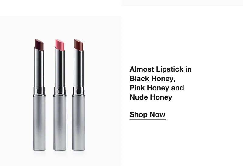Almost Lipstick in Black Honey, Pink Honey and Nude Honey | Shop Now