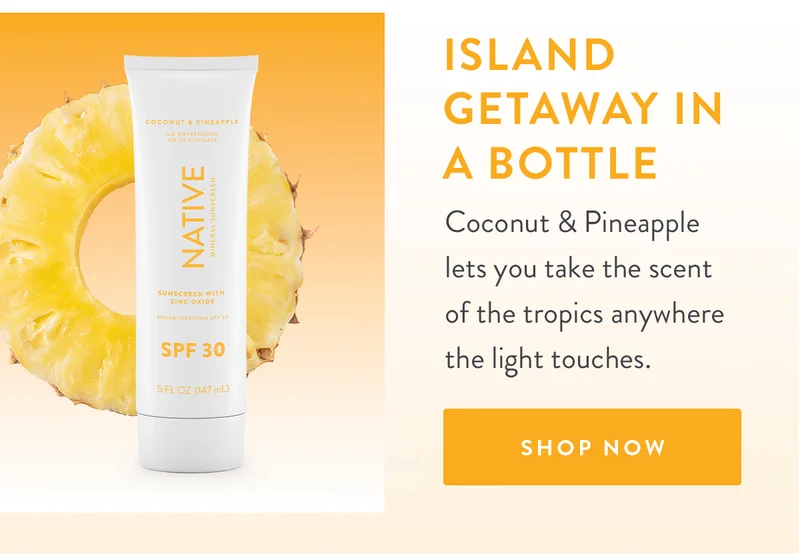 Island Getaway in a Bottle | Coconut & Pineapple lets you take the scent of the tropics anywhere the light touches.. | SHOP NOW