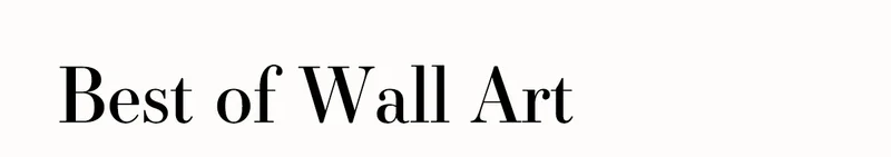 Best of Wall Art