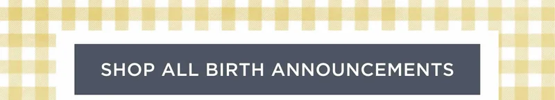 Shop All Birth Announcements