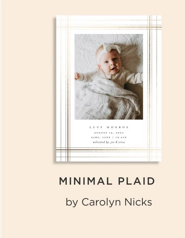 Minimal Plaid