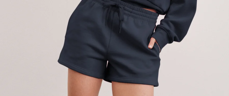 LuxeFleece Sweat Short in Nocturnal Navy