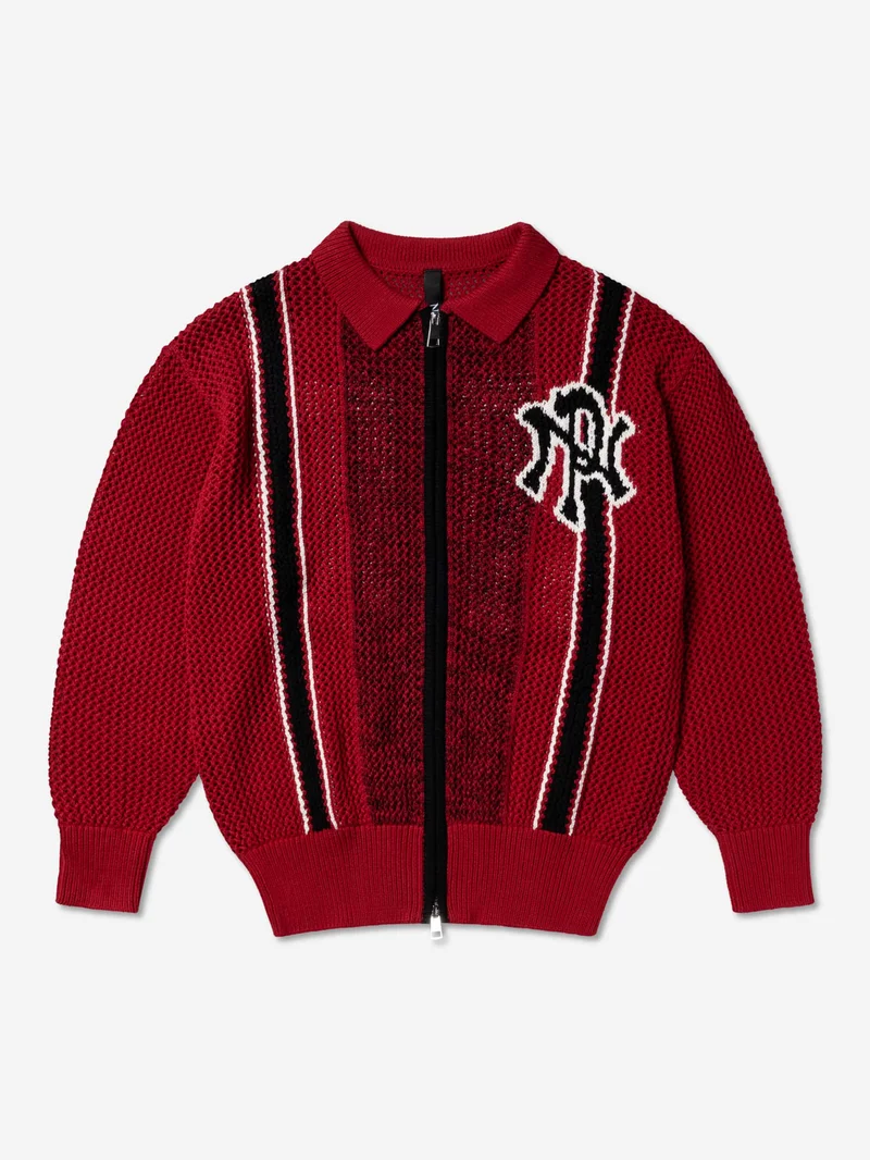 Image of No Problemo NYP Sports Crochet Jumper - Red
