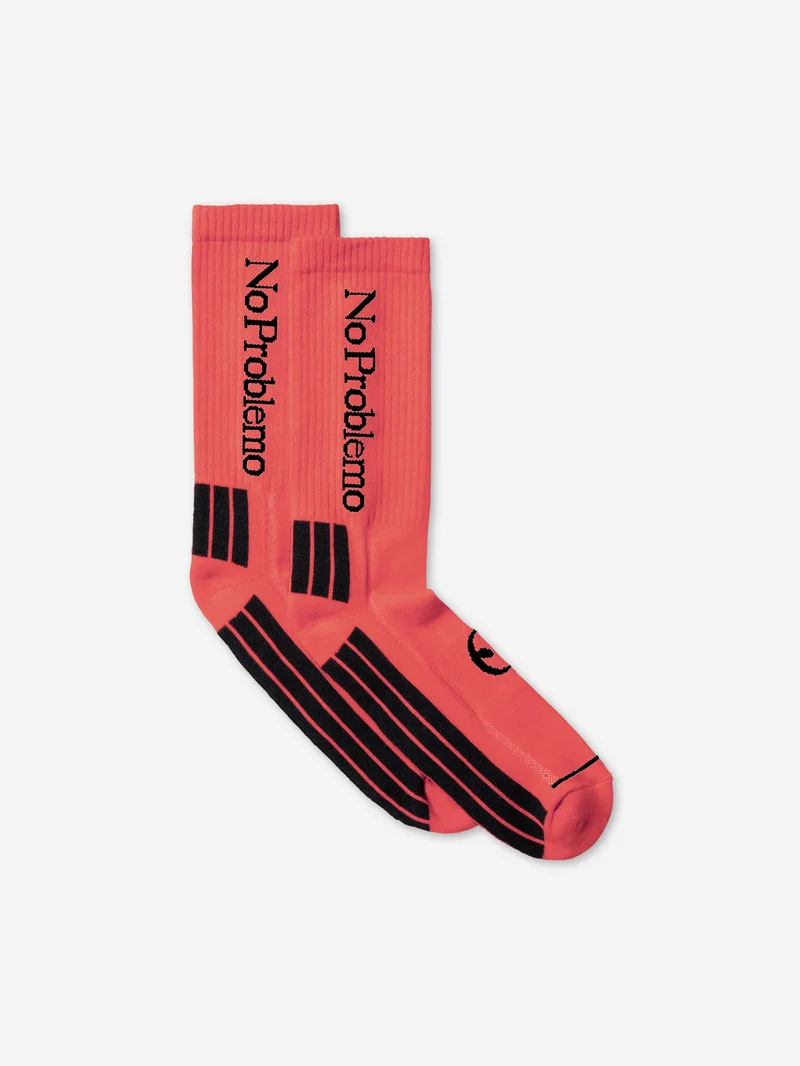 Image of No Problemo Sock - Coral