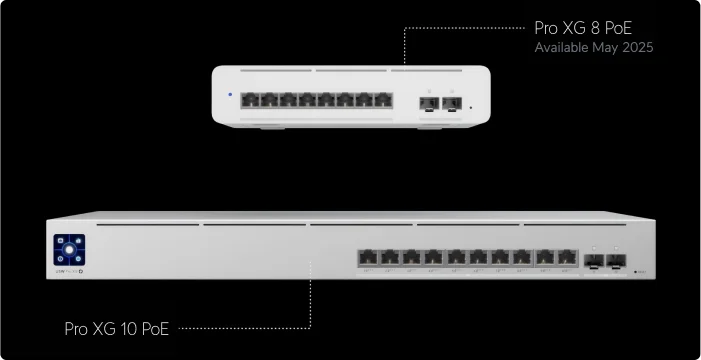 Pro XG 8 PoE and Pro XG 10 PoE Specs