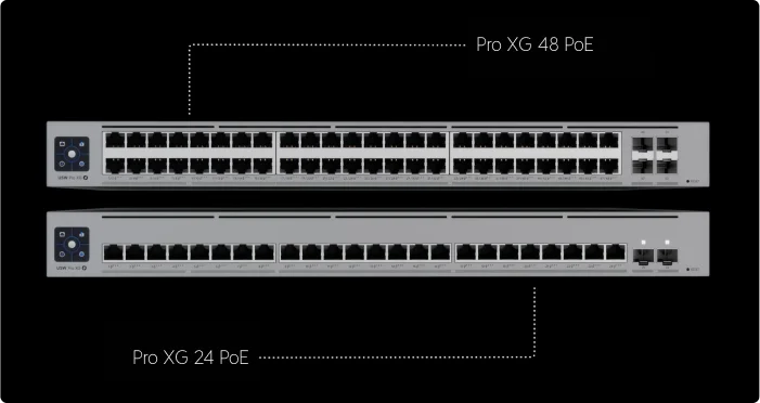 Pro XG 24 and 48 PoE Specs